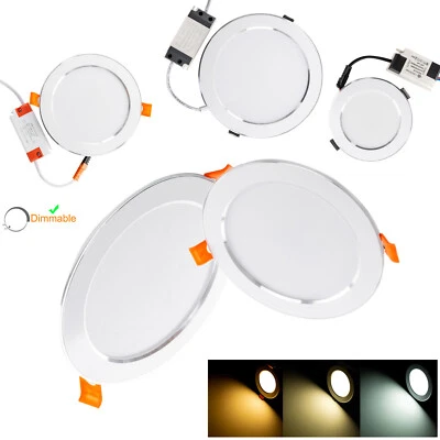RANPO Downlight LED da soffitto dimmerabile incasso 3W 5W 7W 9W 12W 15W 18W luci lampada FC