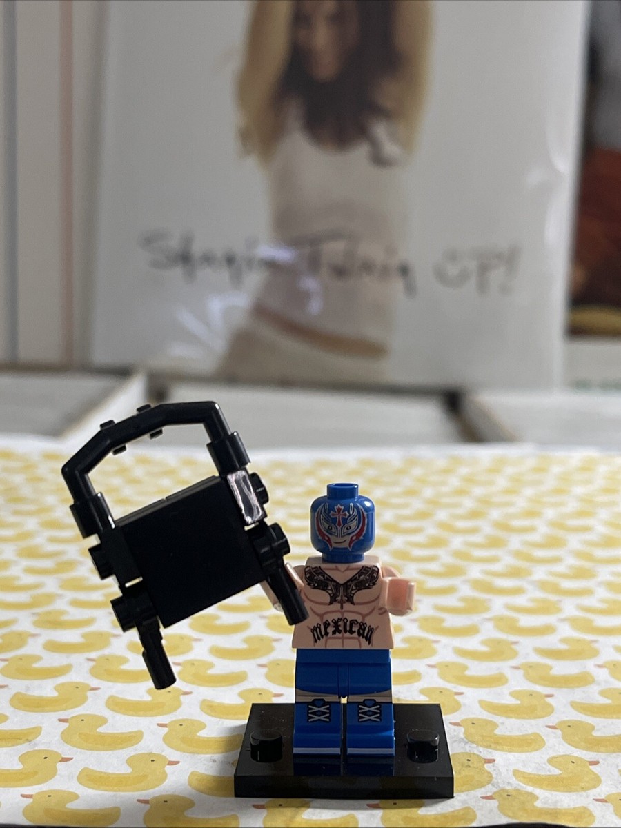 REY MYSTERIO LEGO MINIFIG FIGURE wcw wwf wwe wrestling luchador