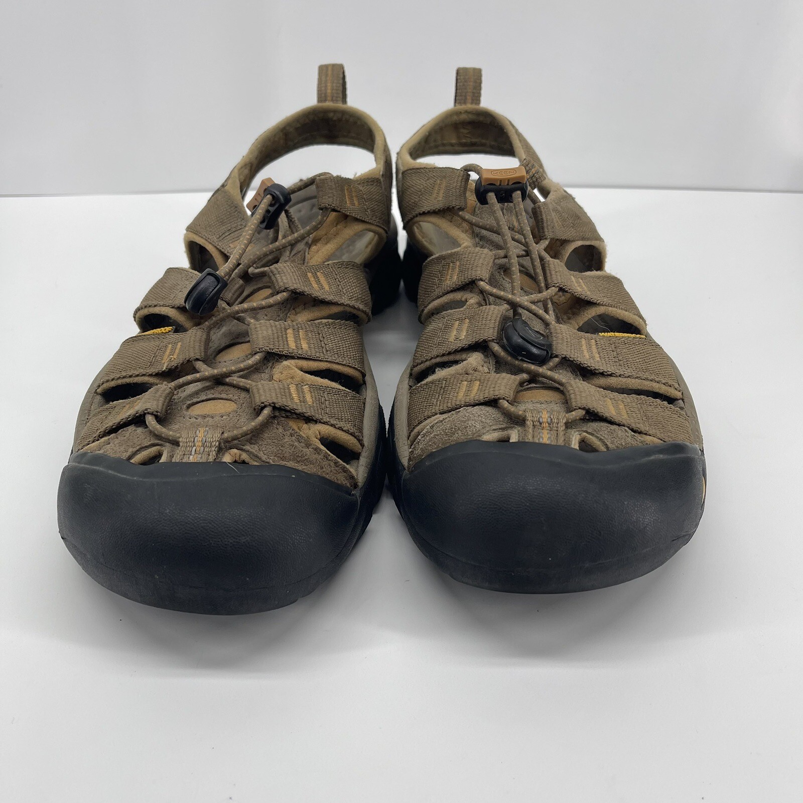 Scarpe da acqua da trekking da donna Keen taglia 8 marroni da passeggio da uomo taglia 7 EUR 39 GUC