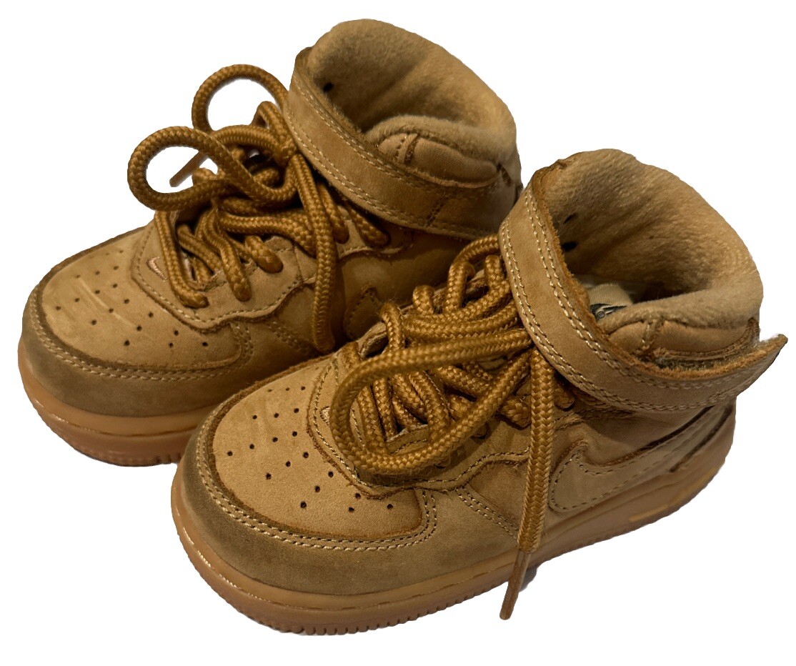 Nike Force Mid LV8 Sneakers 859338-200 Wheat Size US 6C