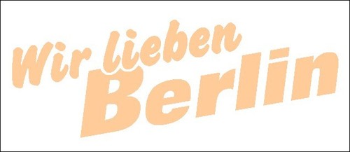 Aufkleber Berlin, hochwertiger Folienschnitt, kein Druck! - Picture 11 of 19