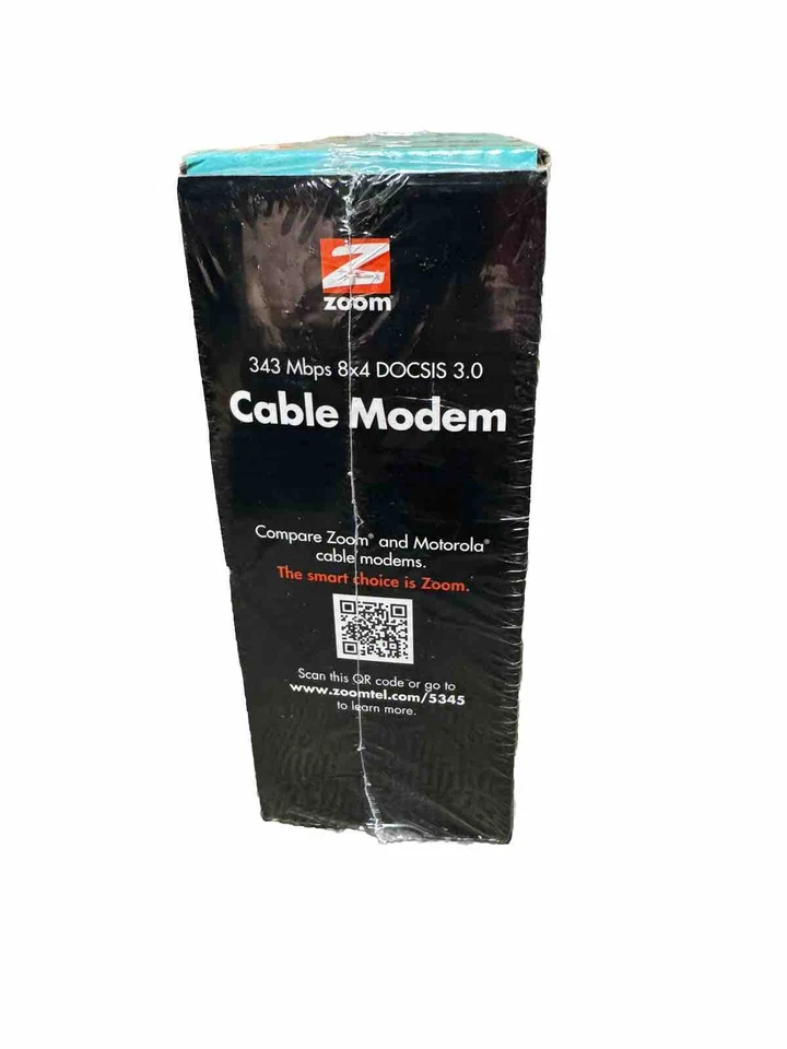 New! Sealed! Zoom DOCSIS 3.0 High-Speed Cable Modem 5345 - Image 4 of 4