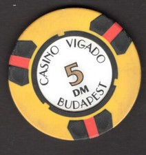 Casino Vigado 5DM Gaming Chip, Budapest Hungary
