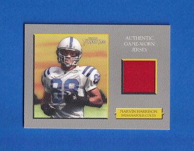 2006 Topps Turkey Red Marvin Harrision Authentic Game-Worn Jersey #TRR-MH Colts
