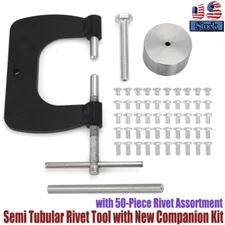 Semi Tubular Rivet Tool Restoration Set For Tonka Pinball Coleman Repair Kit US