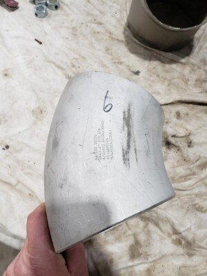 TA CHEN SA/A403 SCH40S 6'' WP304/304LW STAINLESS S/S 45° BUTTWELD FITTING NEW