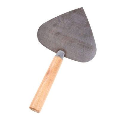 33x17.5cm/12.99x6.89 Wooden Handle Round Shovel Trowel Wall Concrete