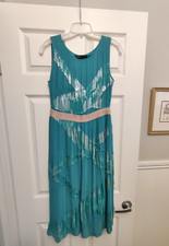 *MOVING SALE* EUC BCBG MaxAzria Green Zariah Cocktail Party Chiffon Dress SZ-S