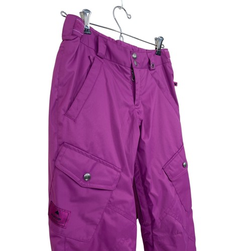 BURTON Dryride Girls Snowboarding Ski Pants Size M Cargo Crimson Insulated - Picture 8 of 9
