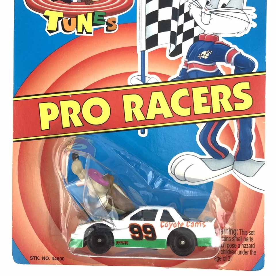 Matchbox Pro Racers Looney Tunes Wile E. Coyote Chevrolet Chevy Lumina Car 1/64 - Image 2 of 4