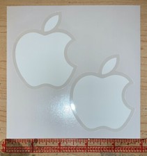 Naklejki Apple - białe