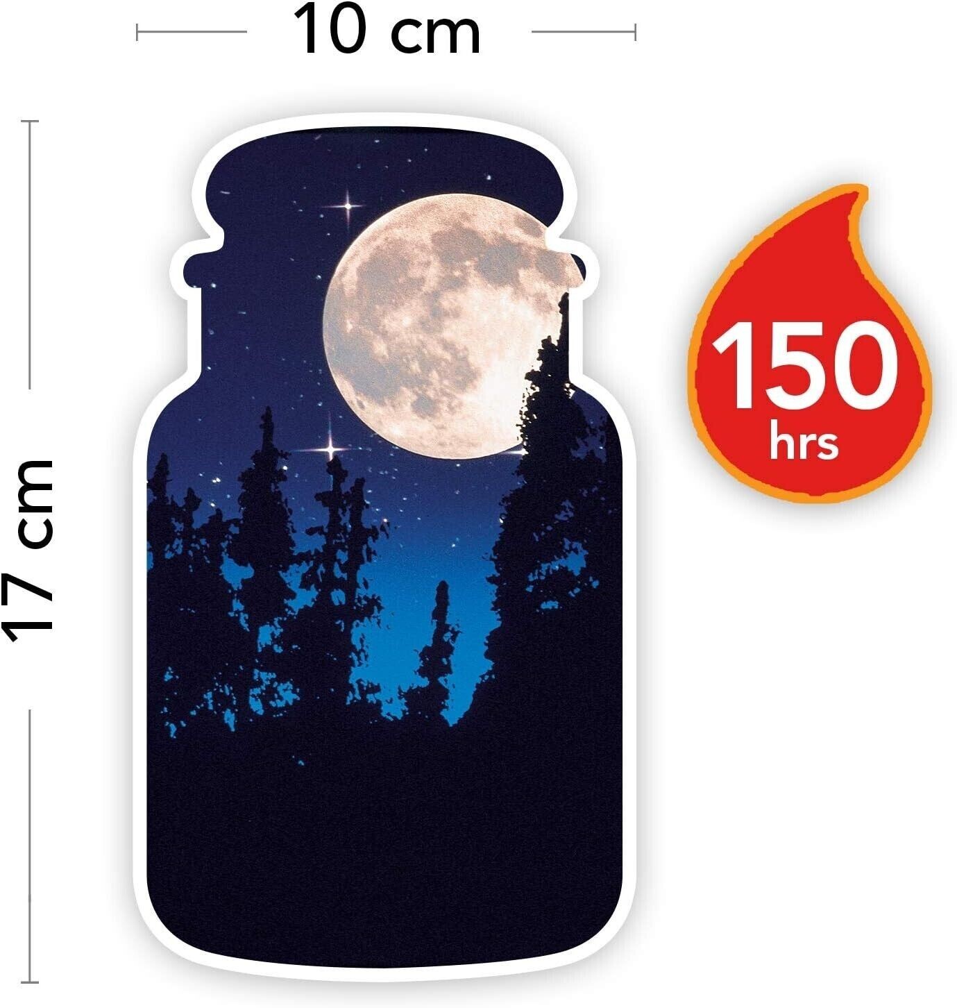 Yankee Candle Large jar 623g Brand New Midsummers Night 150 Burn