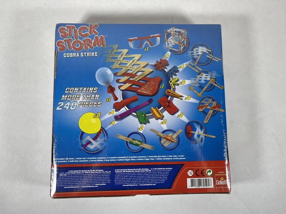 Stick Storm Cobra Strike Chain Reaction Game by Goliath Ages 7+ Brand NEW - Image 2 of 4