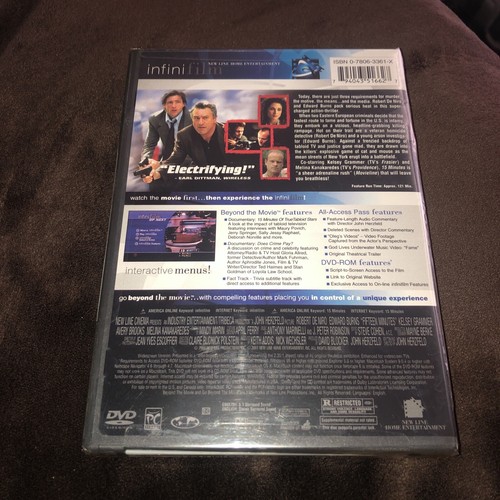 15 Minutes DVD - Region 1 NTSC - THRILLER Ed Burns & Robert De Niro - NEW SEALED - Picture 2 of 3