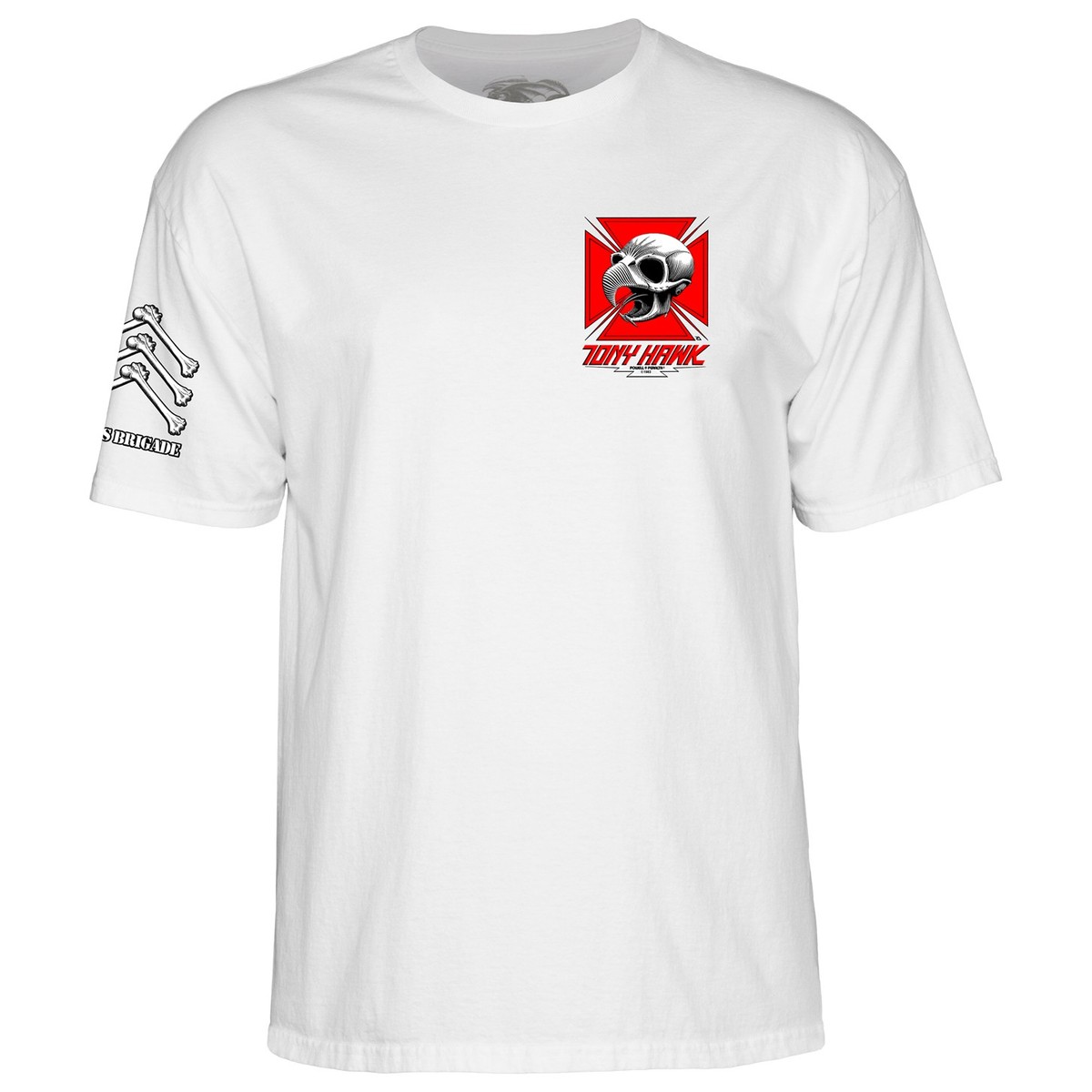 Powell Peralta BONES BRIGADE Tony Hawk CHICKEN SKULL Skateboard T