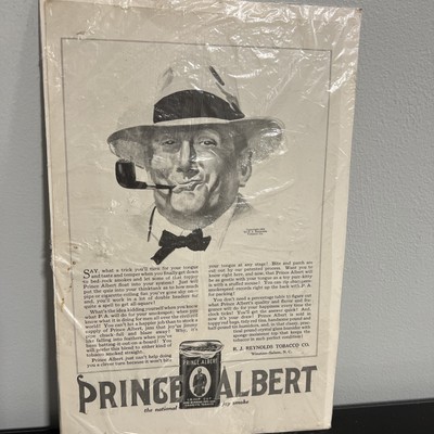 1919 Prince Albert Tobacco Ad - National Joy Smoke 8x12 