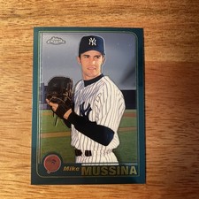 2001 Topps Chrome #582 Mike Mussina New York Yankees Baseball