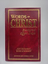 Words of Christ Restored for the Last Days Lutes Mormon LDS Unmarked!