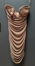 Naanaa  Women's Ruched Wired Bustier Bodycon Dress Size US 2 - NWT