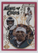 2023 Panini Illusions King of Cards Pink 225/399 Jalen Hurts #8 1aj4