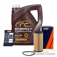 Atec ÖLfilter + 5L 5W-30 FÜR Nissan Qashqai X-TRAIL Renault Espace Laguna Megane