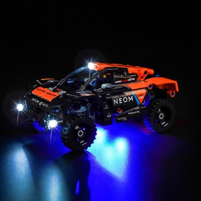 Hilighting Upgraded Led Light Kit for Lego NEOM McLaren Extreme E Race Car Bu...