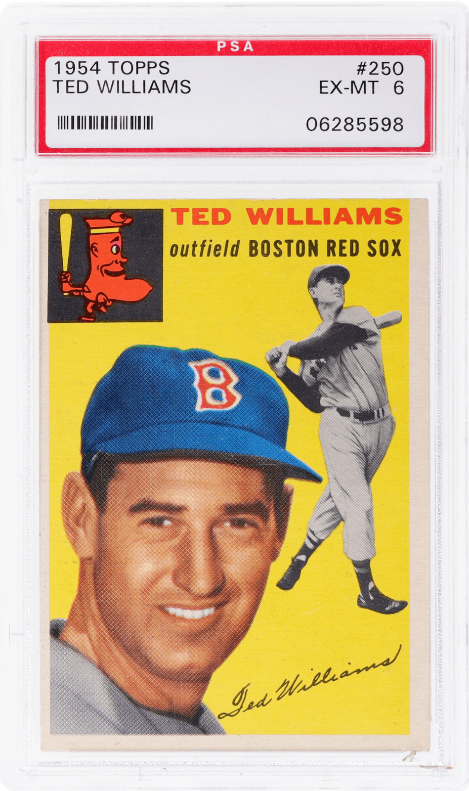 1954 Topps Ted Williams #250 PSA 6