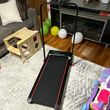 RHYTHM FUN Electric Folding Walking pad/Treadmill LCD 3 Programs Safety Key