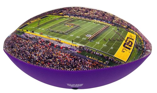 Garrett Nussmeier LSU TIGERS Signed Logo Football Geaux Tigers Beckett COA - Picture 2 of 3