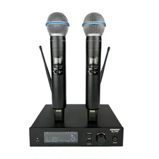 Shure SLX4D/BETA58A Wireless Vocal Microphone System BETA58A Handheld