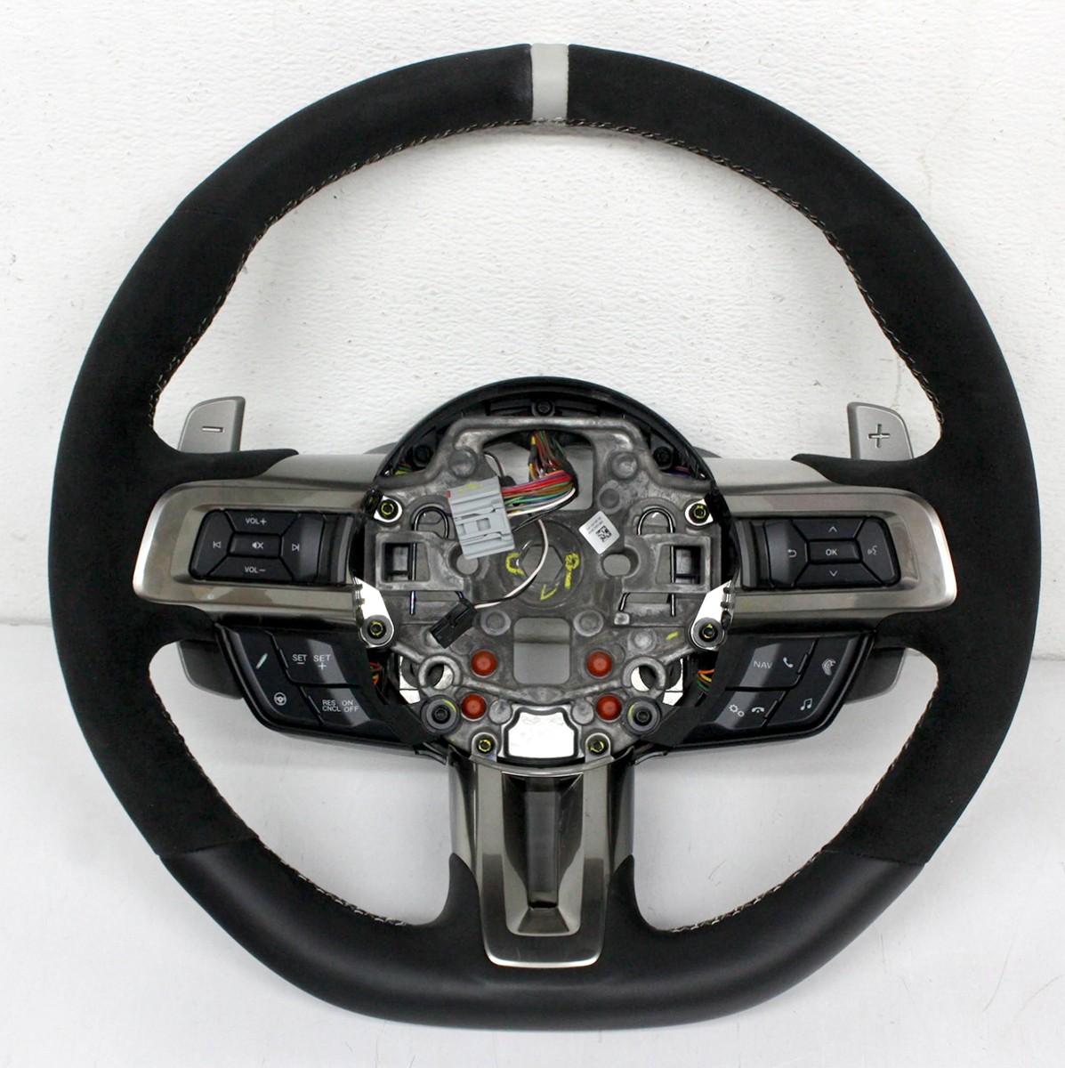 OEM Black Leather Steering Wheel For Ford Mustang Shelby GT500