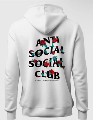 Anti Social Social Club x Sadboyz Miles De La Rosa Hoodie White 