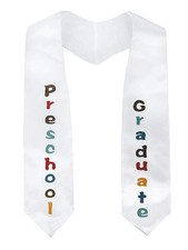 Preschool Printed Graduation Stole for Kids