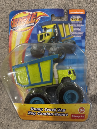 BLAZE AND THE MONSTER MACHINES DIE CAST MONSTER DUMP TRUCK ZEG IN HAND