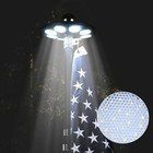 Solar Flag Pole Light 136 LED 2600mAh Bright White 7000K for 15 to 30 Ft Poles — photo 8