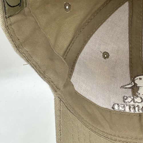 Ducks Unlimited 1937 Strapback Beige Hat Cap Khaki Tan Hat Embroidered - Picture 11 of 15