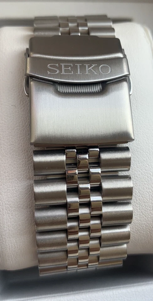 Pulsera SEIKO 22mm estilo jubileo acero inoxidable para relojes Seiko Foto 2 de 4