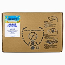 Coolbreeze® Beverages FCB Blue Raspberry 5 Gallon Bag-In-Box BIB Frozen Carbonat