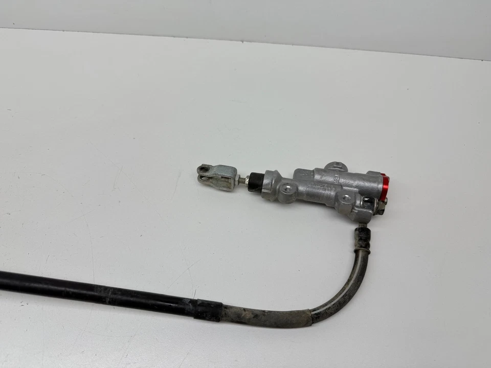 2007 Honda CRF250R Rear Brake Master Cylinder Hose Line Caliper Assembly OEM - Image 2 of 4