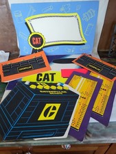 Vintage Caterpillar Signage Battery Color Print Lot Original Artwork