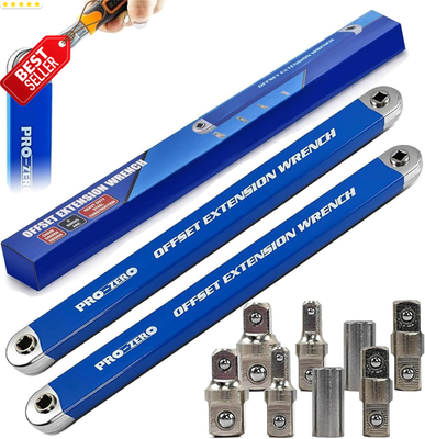 #ad Zero Offset Extension Wrench Set 2PCS 1 4 3 8 1 2 Drive Tight Reach Tool US $72.00
