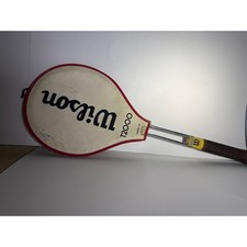 Vintage Wilson T2000 Steel Tennis Racquet w/ Original Head Cover
