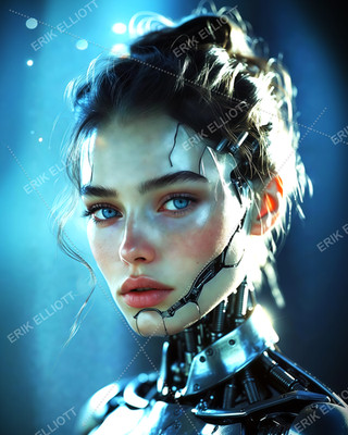 Fine Art Sci-Fi 8x10 Photo Print Female Portrait Artwork Photograph #8451