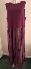 Tu Burgundy Summer Dress   Size : 22