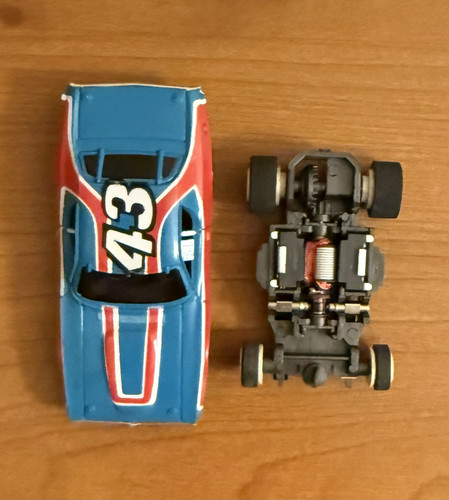 Selten Vintage AFX Aurora H.O Petty DodgeCharger #43 Super M/T TV Guide Promo Slotcar - Bild 13 von 20