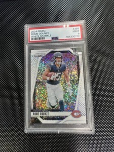 2024 PANINI PRIZM WHITE SPARKLE #385 ROME ODUNZE ROOKIE RC PSA 9