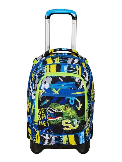 ZAINO TROLLEY SJGANG cuccioli zaino trolley amovibile new tech 2 r JET BLACK ND