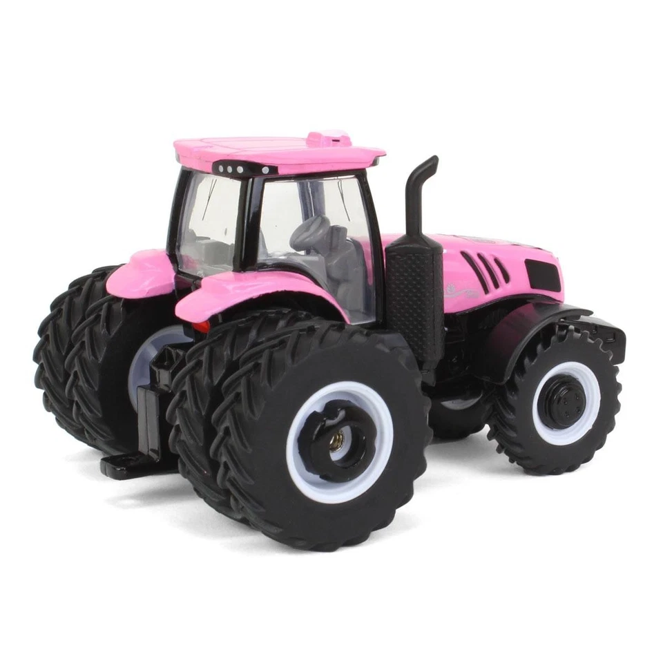 Tractor ERTL 1/64 rosa New Holland Genesis T8.380 con dobles traseros 13997 Foto 3 de 4