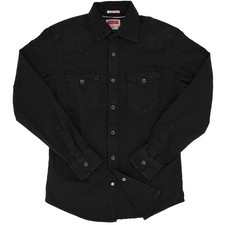 Wrangler Western Shirt Flex for Comfort Regular Fit, Snap Button-Up Two-Pocket