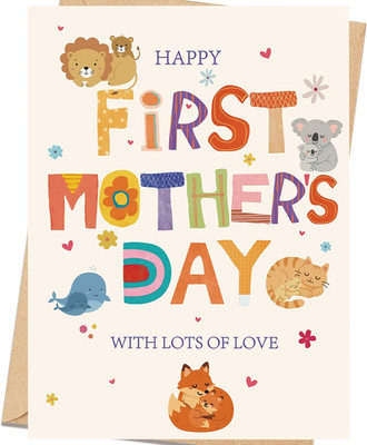 First Mothers Day Gifts for New Mom   First Mothers Day Card, Cute 1St Mothers D